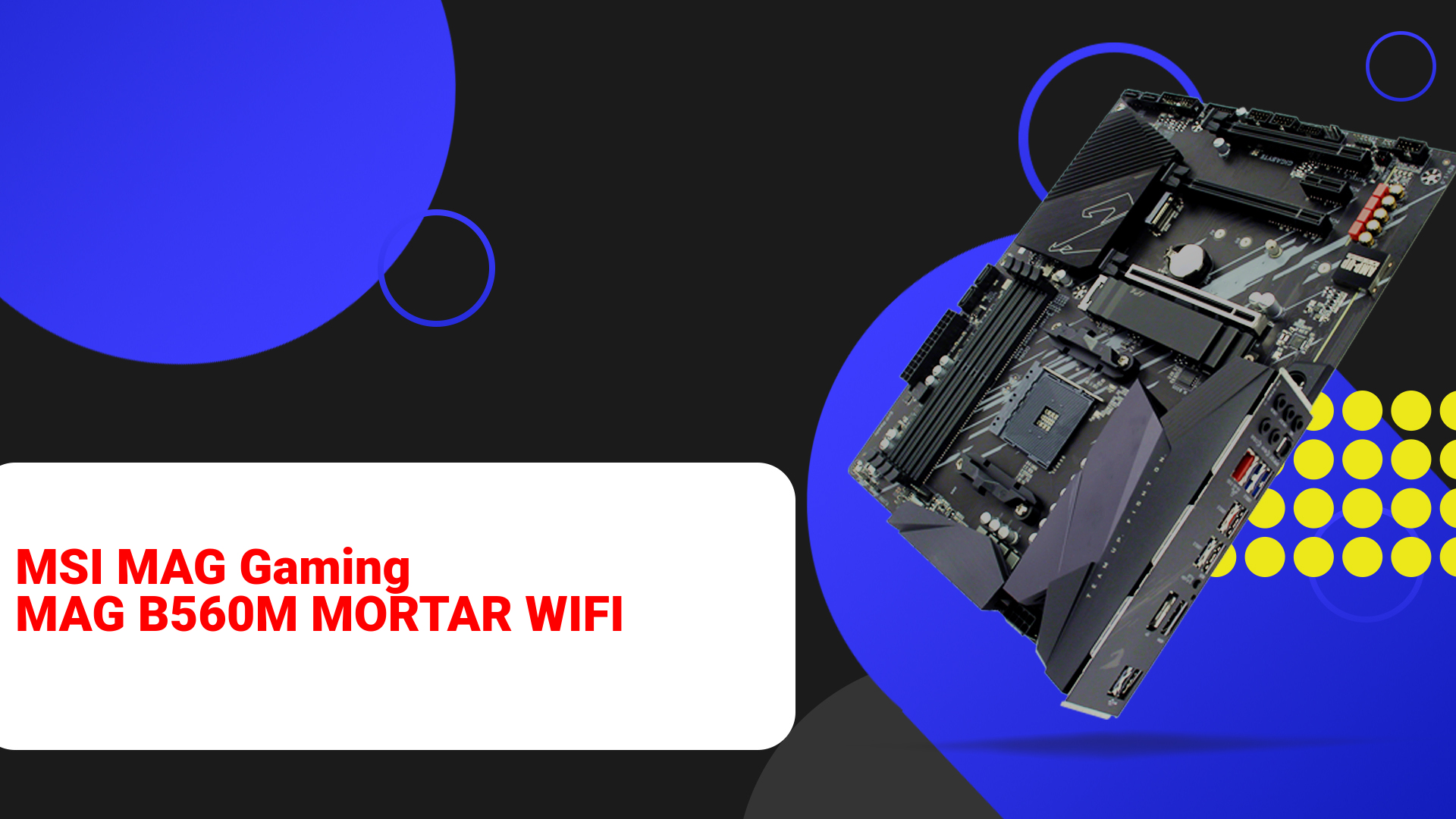 НИКС Компьютерный Супермаркет: видео про Материнская плата MSI MAG B560M MORTAR WIFI