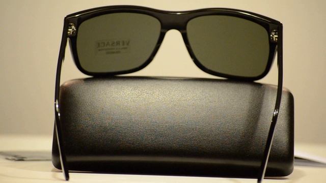 New Versace Authentic Polarized Sunglasses VE4179 GB1/58 VE 4179