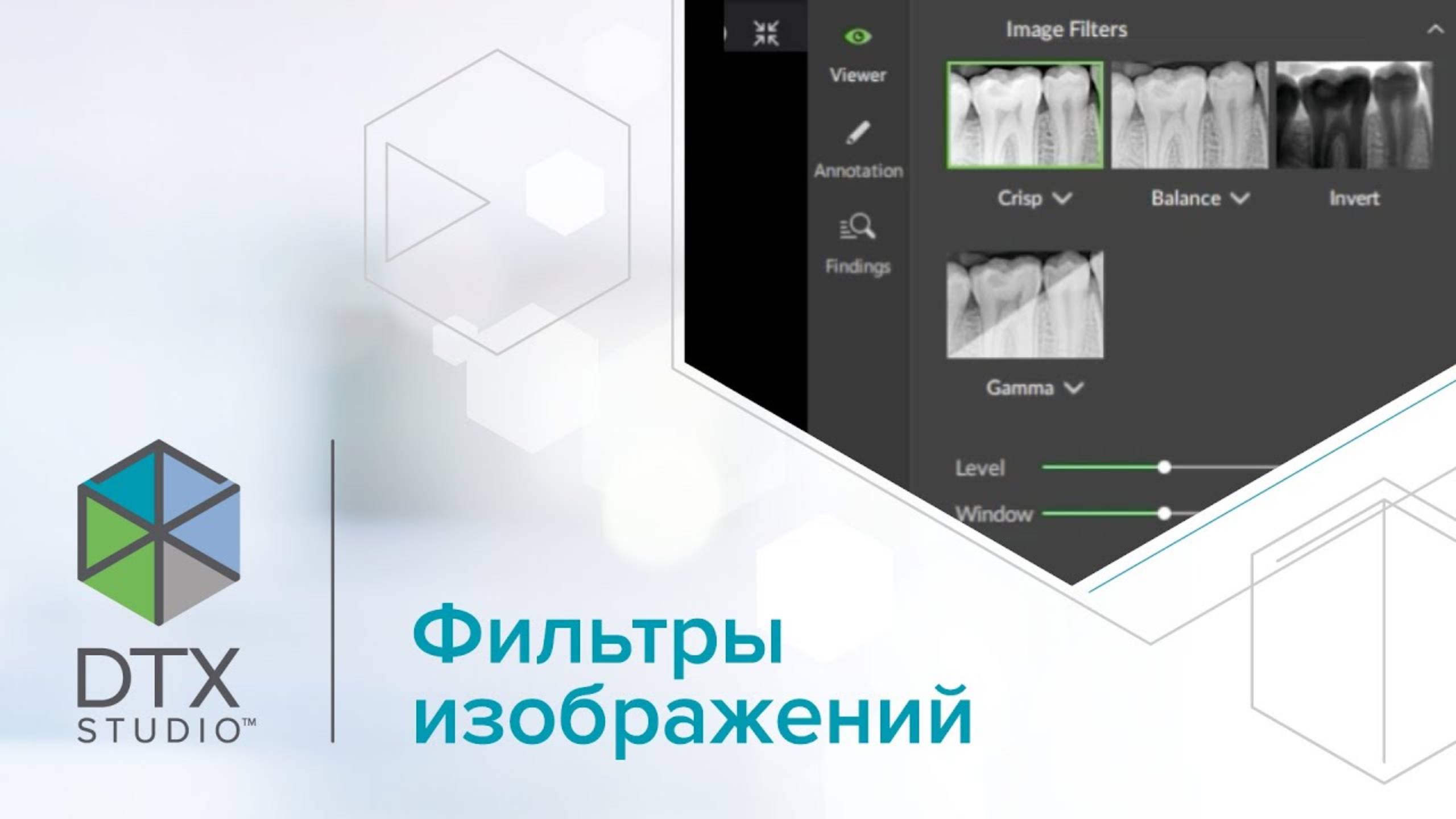 Фильтры изображений | DTX Studio Clinic