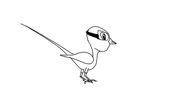 Cute Bird With Glasses