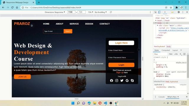 Y2mate.mx-How To Make Responsive Website Using HTML & CSS Only _ Step-By-Step Tutorial _ PRAROZ