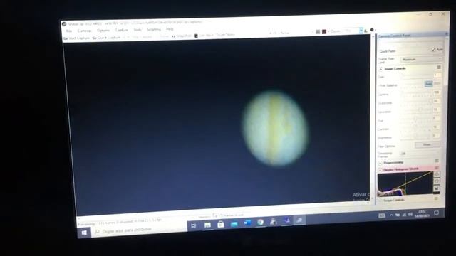 Júpiter no Celestron Nexstar SE8 com Câmera SV Bony SV-105