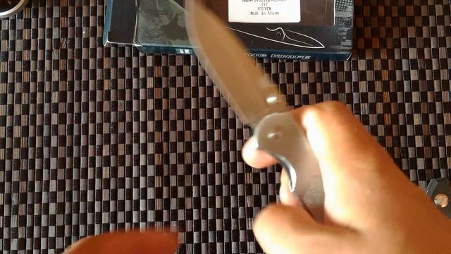 Knife sanrenmu 7010 .Sebenza small 21.Unboxing Gearbest.