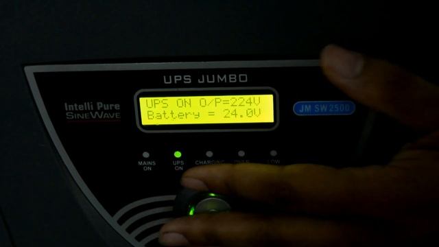 Microtek UPS JMSW 2500 VA 24V Pure Sinewave JUMBO Bina diesel ka generator