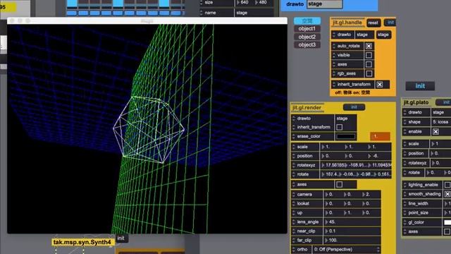 [cycling '74 Max Msp Jitter]compressor and changing object scale test