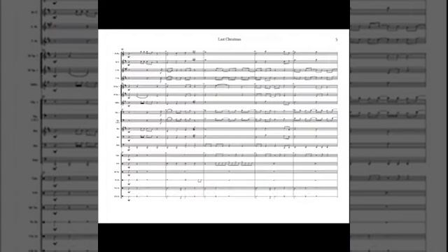 "Last Christmas" for Marching Band - Group Size B