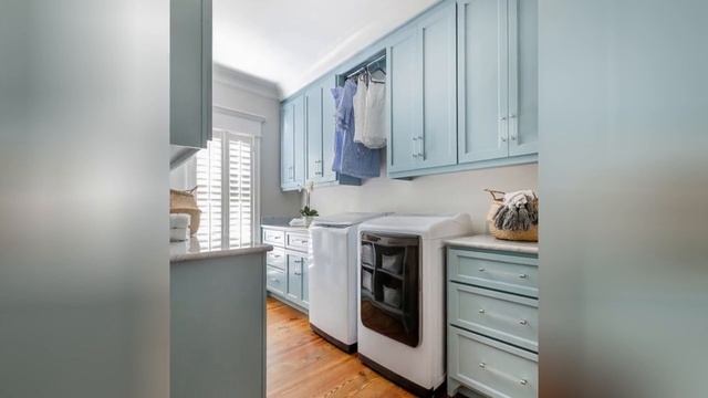 75 Laundry Room With Beige Walls And Gray Countertops Design Ideas You'll Love 🌈