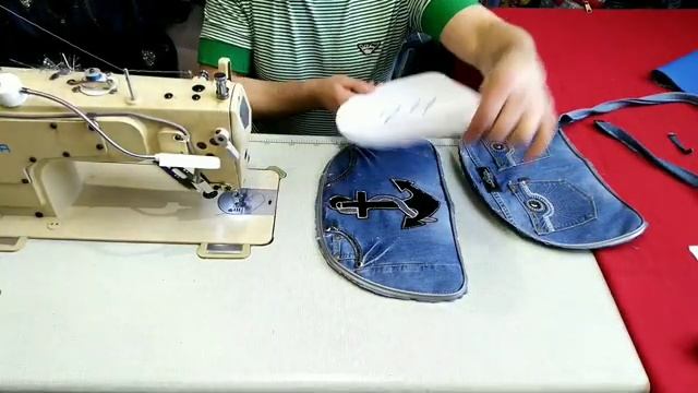 Как сделать сумку из джинсов своими руками DIY handmade denim bag Jeans Fantasy Мастер Юрий