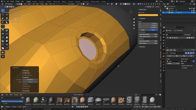 Shrinkwrap. BLENDER and 3D GRAPHIC TUTORIALS by PzThree