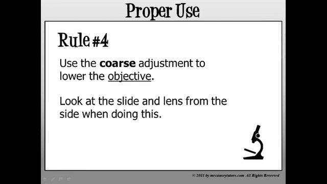 Microscope - Learn the Proper use of the Microscope