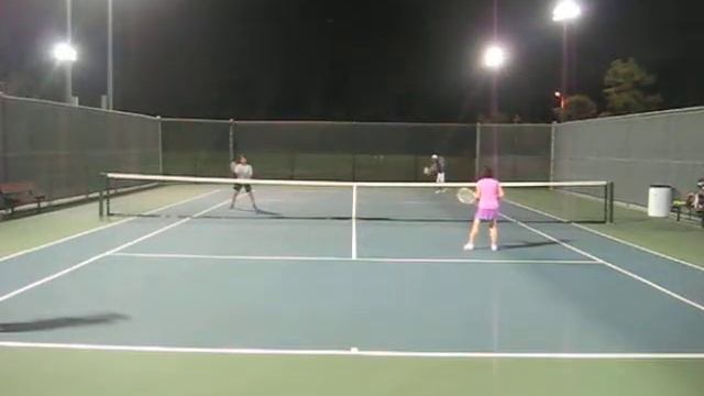 2017 August 11 - Friday Night Tennis Practice (before tournament next day) - CPE - MVI 8512