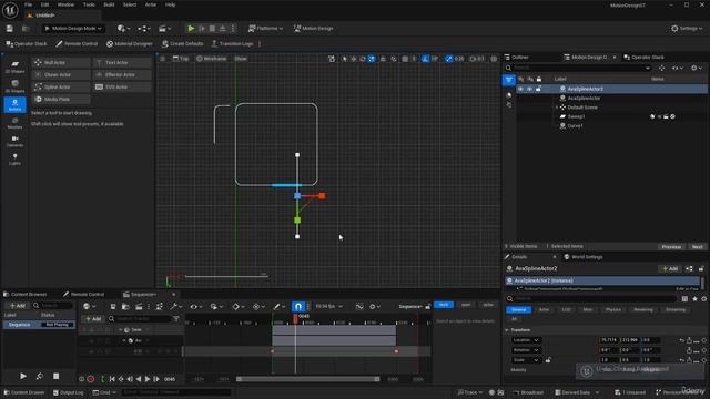 47 - Creating the remaining splines. MOTION DESIGN Unreal Engine 5.4 with Raffi Bedross