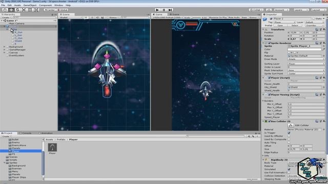 9. Создание интерфейса игры и взаимодействие часть 1 (7. Добавляем корабли игрока)