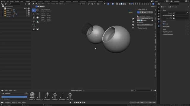 Boolean Cleanup. BLENDER and 3D GRAPHIC TUTORIALS by PzThree