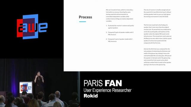 Paris Fan (Rokid): User Experience for AR glasses