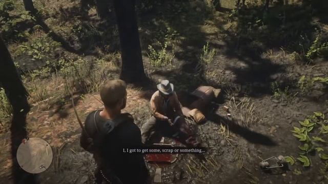 Red Dead Redemption 2 - Hunter Stuck In A Bear Trap Random Encounter