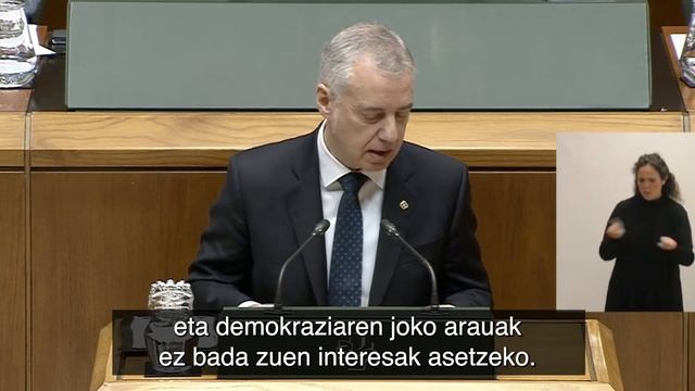 Urkullu Lehendakaria, Bilduri: "Besteentzat exijentzia maximoa eta zuentzat minimoa"