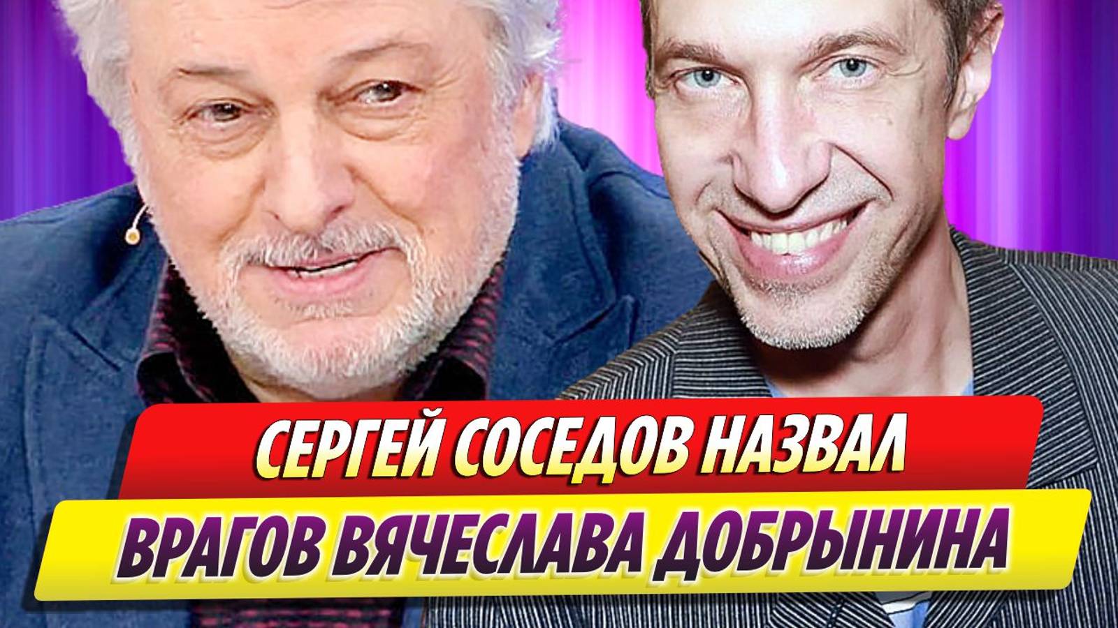 Сергей Соседов назвал врагов Вячеслава Добрынина