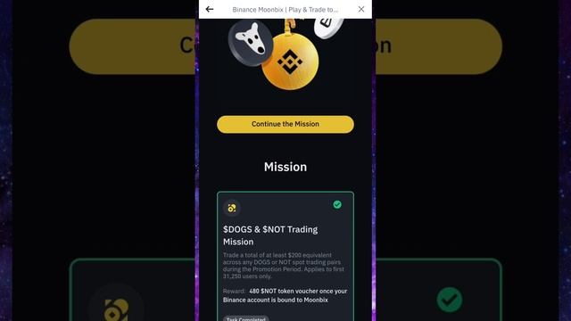 АКЦИЯ С РАЗДАЧЕЙ NOT И DOGS ОТ MOONBIX BINANCE!! #not #dogs #moonbix #binance #акция #notcoin #нот