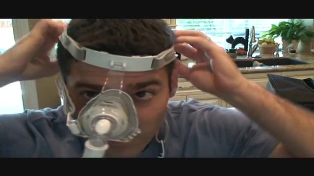 Respironics True Blue CPAP Mask Fitting and Review