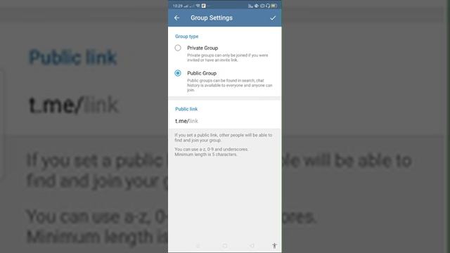 Create Telegram Group | Getting telegram link |  Public link invite