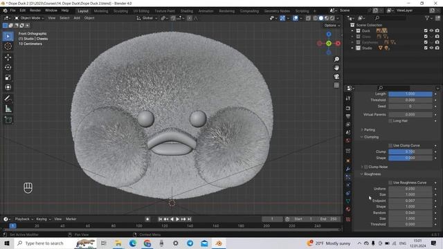 10 - Modeling Texturing Particle System. BLENDER PARTICLE SYSTEM by Sasha Luvr