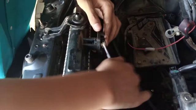 cara melepas radiator Daihatsu terios