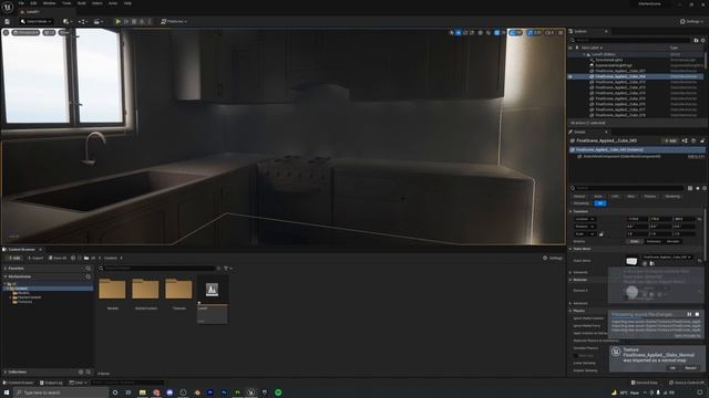 19. Exporting To Unreal Engine 5. KITCHEN ENVIRONMENT in Unreal Engine 5