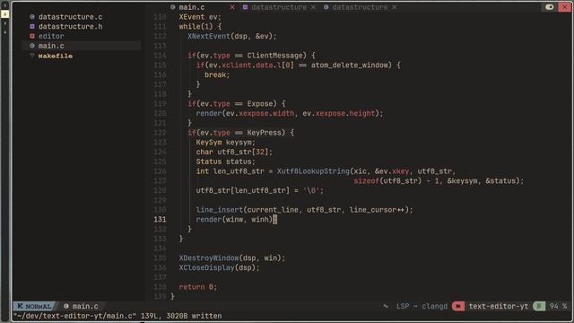 Making a GUI Text Editor from Scratch in C