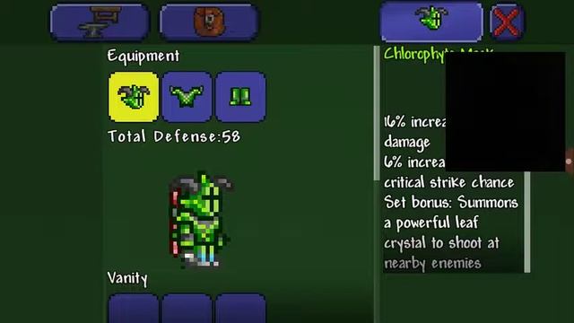 Tutorial on how to get chlorophyte ore on Terraria