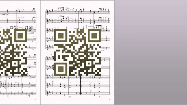 Aria_Suite No.3_BWV 1068 (J.S.Bach) Ноты для 4-х гитар