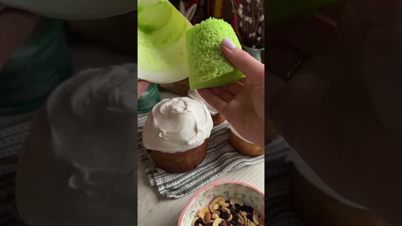 Рецепт съедобного мха  #десерт#пасхальныйдекор
