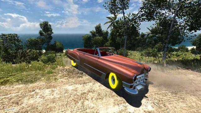 BeamNG DRIVE - 1949 Cadillac Series 62 Convertible Road Trip