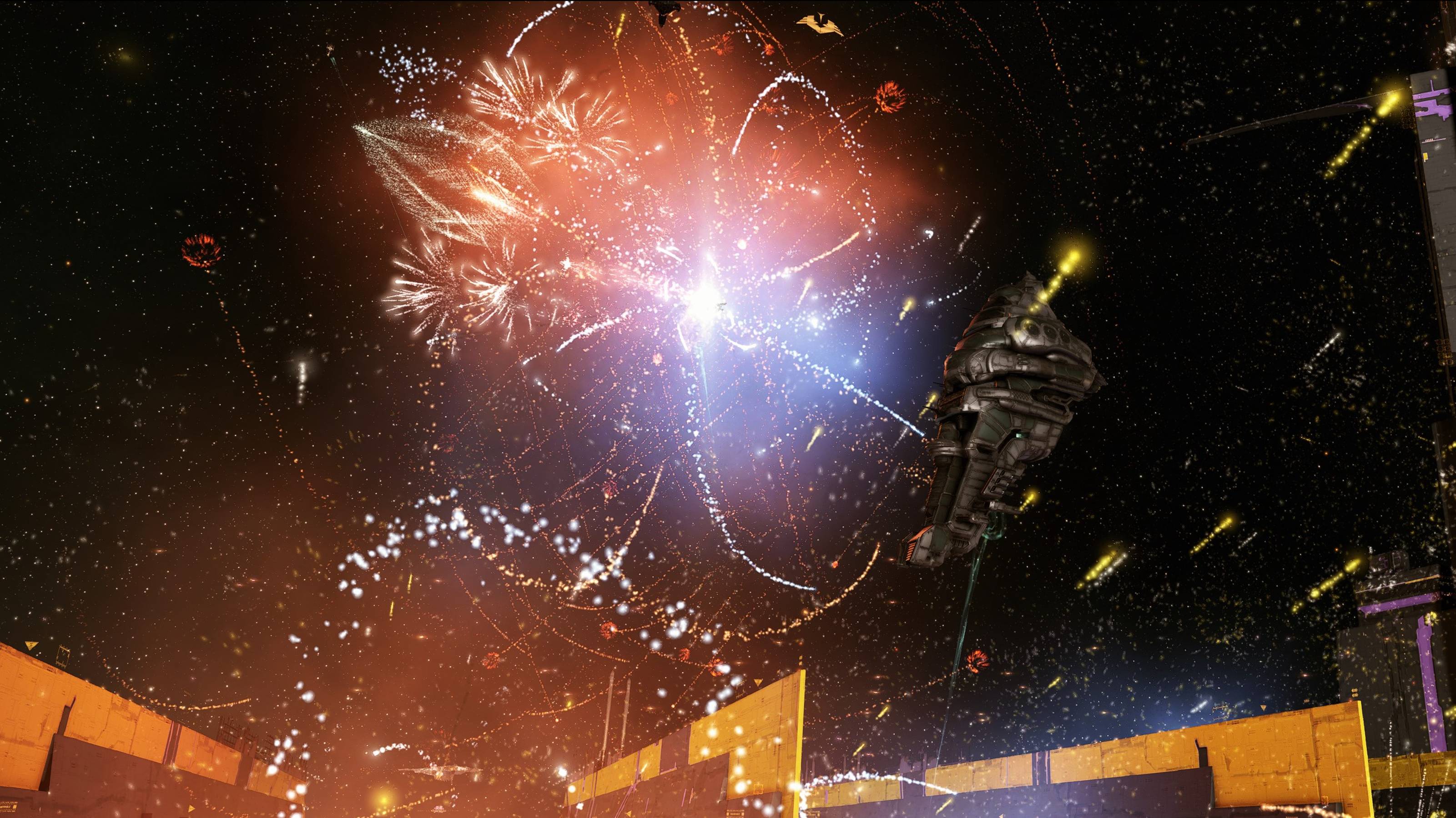 Eve Online - Fireworks