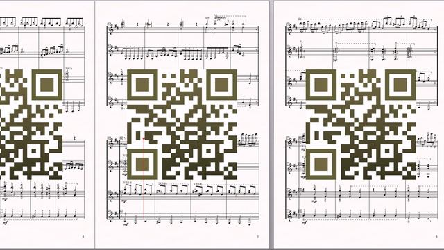 Chaconne_Suite No.23_HWV 448 (G.Handel) Ноты для 4-х гитар