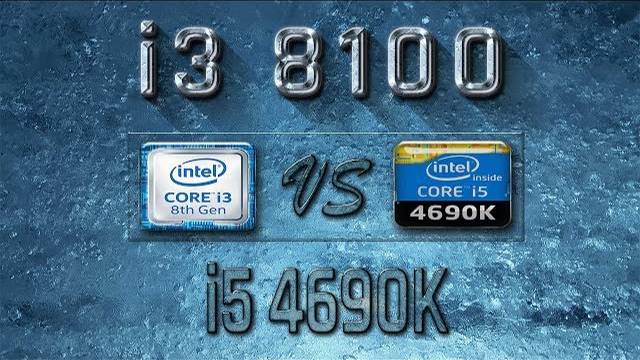 i3 8100 vs i5 4690K Benchmarks | Gaming Tests Review & Comparison