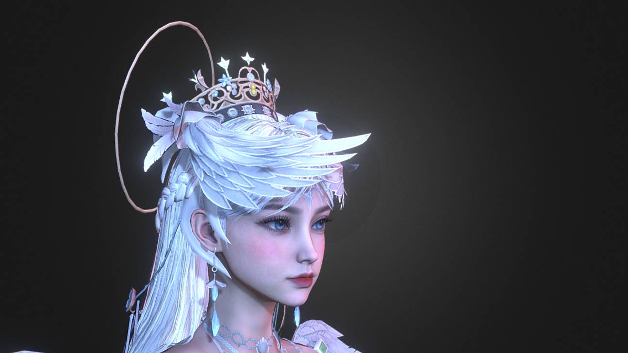 MOON PRINCESS 3D MODEL от Render_Vendor