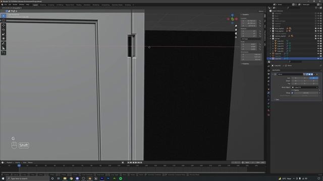 10. Modelling The Door. KITCHEN ENVIRONMENT in Unreal Engine 5