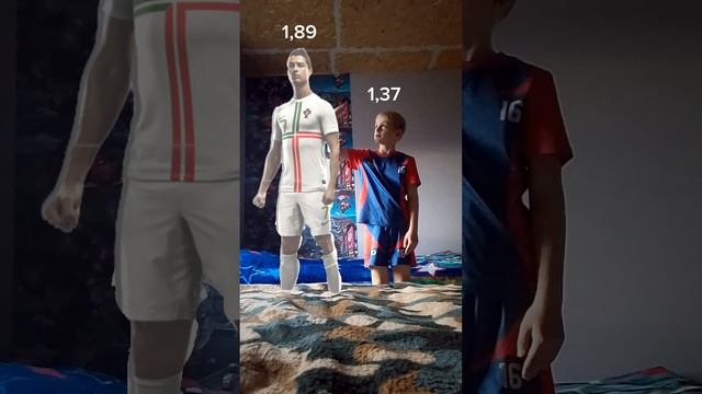 мой рост по сравнению с роналдо