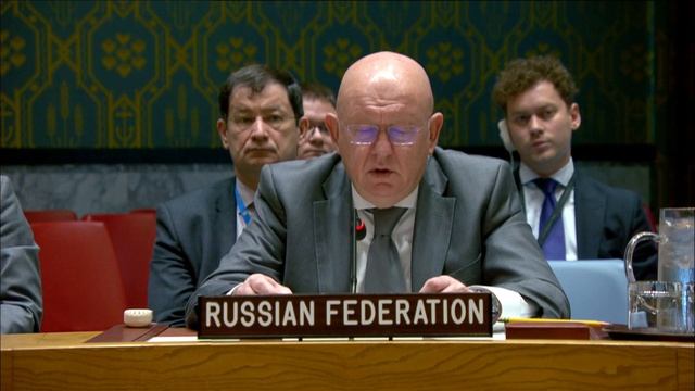 Amb. Nebenzia at a UNSC briefing on the terrorist attack against the Nord Stream gas pipeline