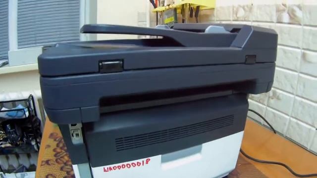 Задняя крышка, замятия. KYOCERA, типа FS-1125MFP/1020MFP/Fs-1040/1060. Памятка пользователям..