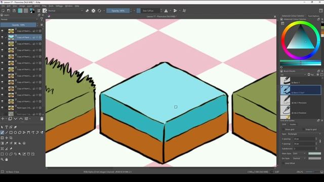 21. How to create Isometric Tiles. DRAWING ISOMETRIC 101 by R. Marais видео уроки рисования