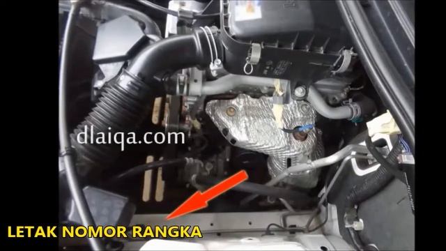 Letak Nomor Rangka Dan Nomor Mesin - Daihatsu Terios R-Adventure 2016