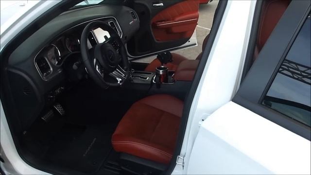 2012 White SRT Charger With Red Interior