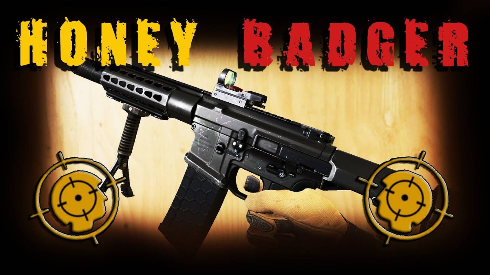 Honey Badger макрос. Warface