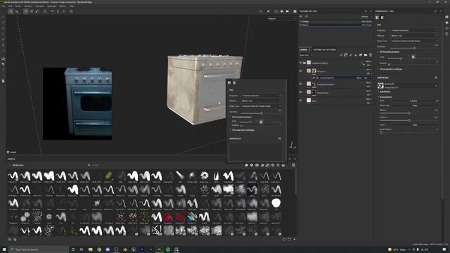 15. Texturing The Stove. KITCHEN ENVIRONMENT in Unreal Engine 5