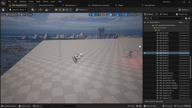 135. Redesigning The Simple Obstacle Level. Unreal Engine 5