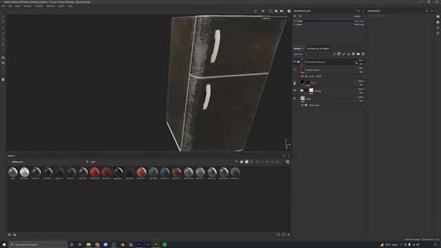 16. Texturing The Fridge. KITCHEN ENVIRONMENT in Unreal Engine 5