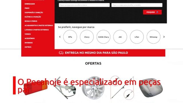 Onde comprar peças para Chery Tiggo - pecahoje.com.br