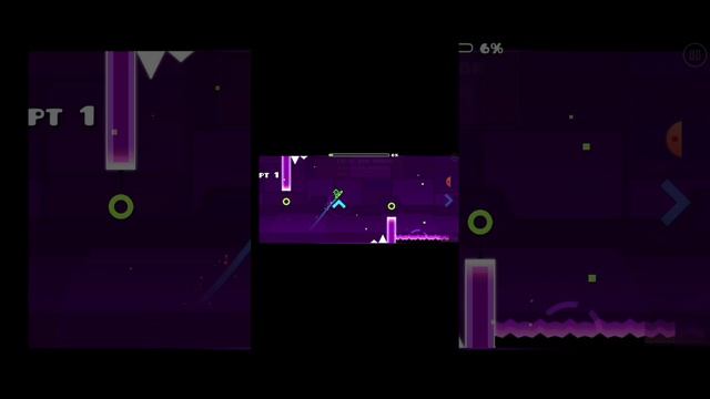 проходим 1 локацию в GEOMETRY DASH WORLD